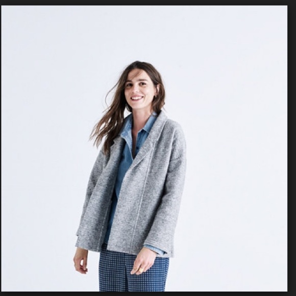 Madewell Jackets & Blazers - Madewell Speaker Wool Jacket Coat XS Gray
